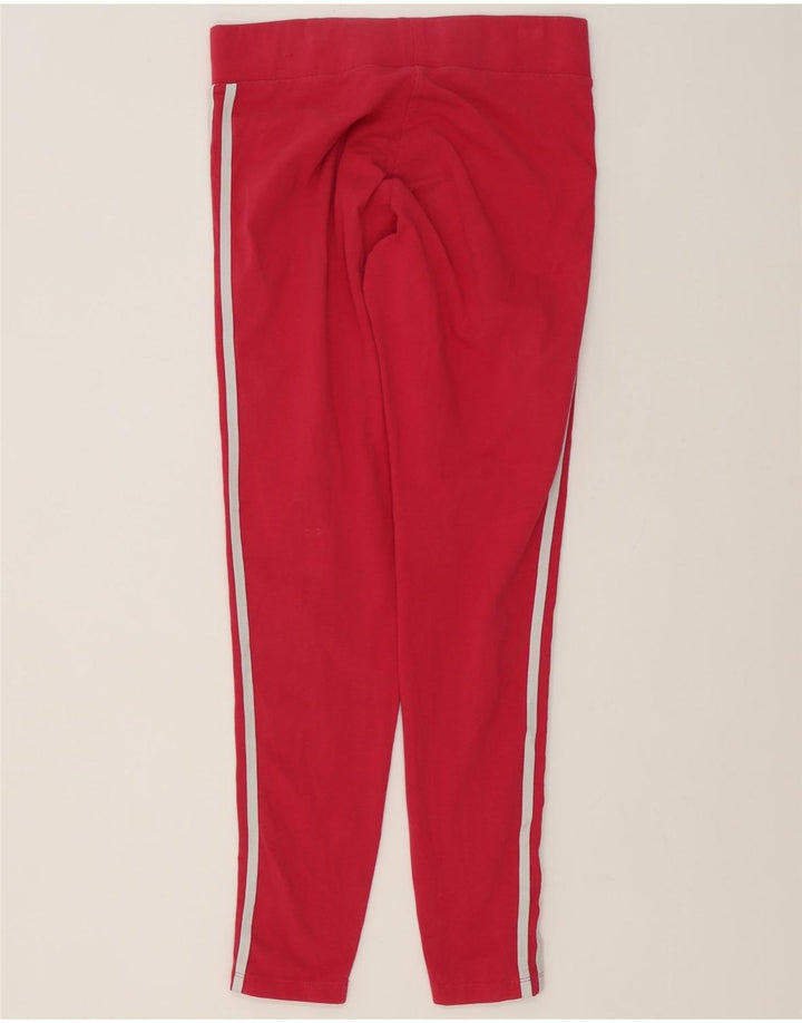 Adidas Dame Leggings UK 14 Medium Pink Bomuld