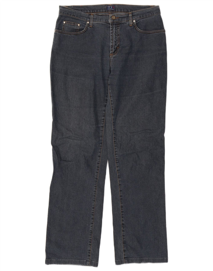 Trussardi lige jeans til kvinder W31 L29 marineblå bomuld