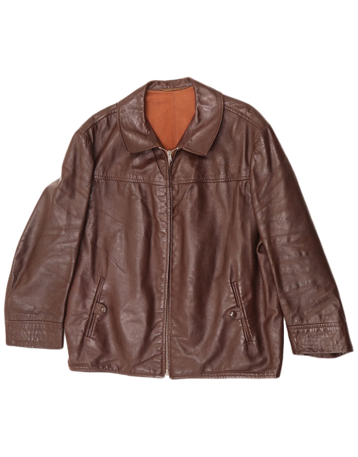 Gala Herre Læderjakke UK 42 XL Brun