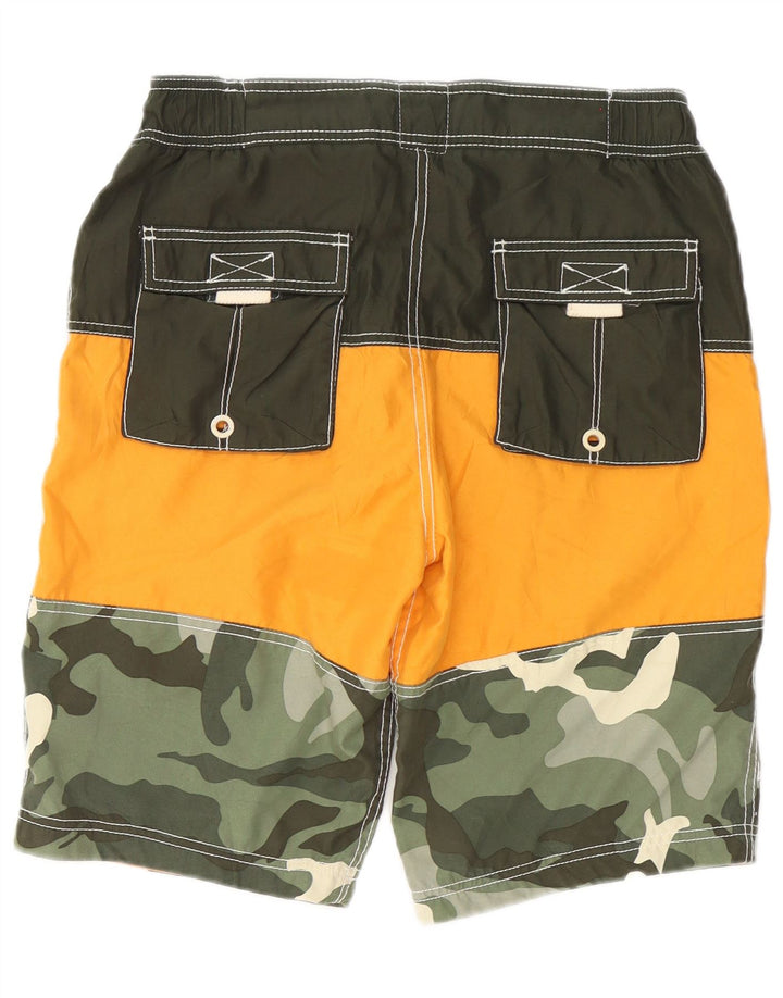Superdry grafiske svømmeshorts til mænd, små flerfarvede camouflage
