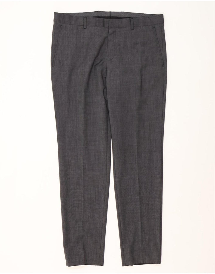 S.Oliver Herredragt med 2 knapstykker UK 46 3XL W38 L32 Grå Polyester