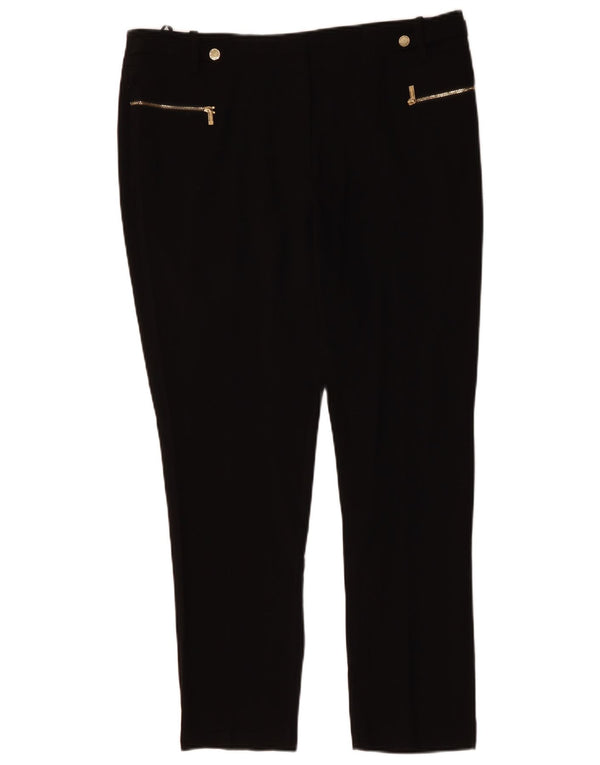 CALVIN KLEIN Dame Slim Casual Bukser US 12 Large W36 L30 Sort