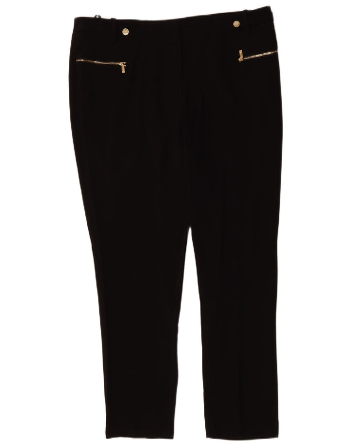 CALVIN KLEIN Dame Slim Casual Bukser US 12 Large W36 L30 Sort