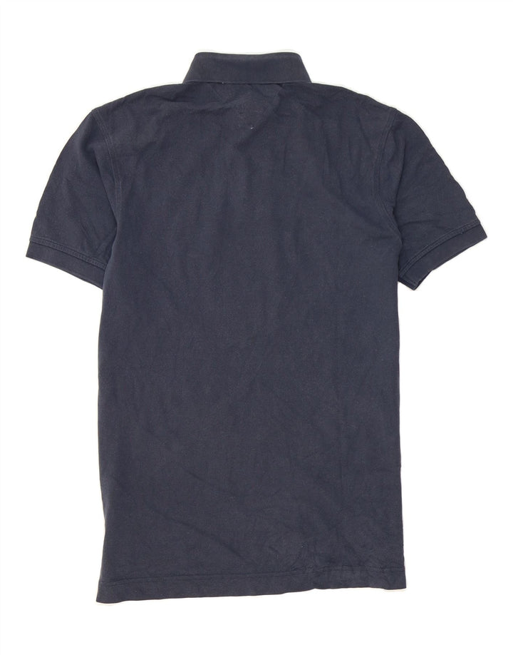 TOMMY HILFIGER Mens Polo Shirt Small Navy Blue Cotton Vintage Tommy Hilfiger and Second-Hand Tommy Hilfiger from Messina Hembry 