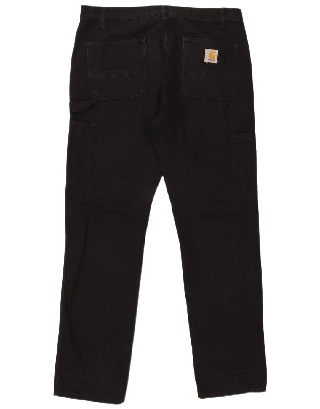 CARHARTT Straight Cargo bukser til mænd W36 L34 Sort polyester
