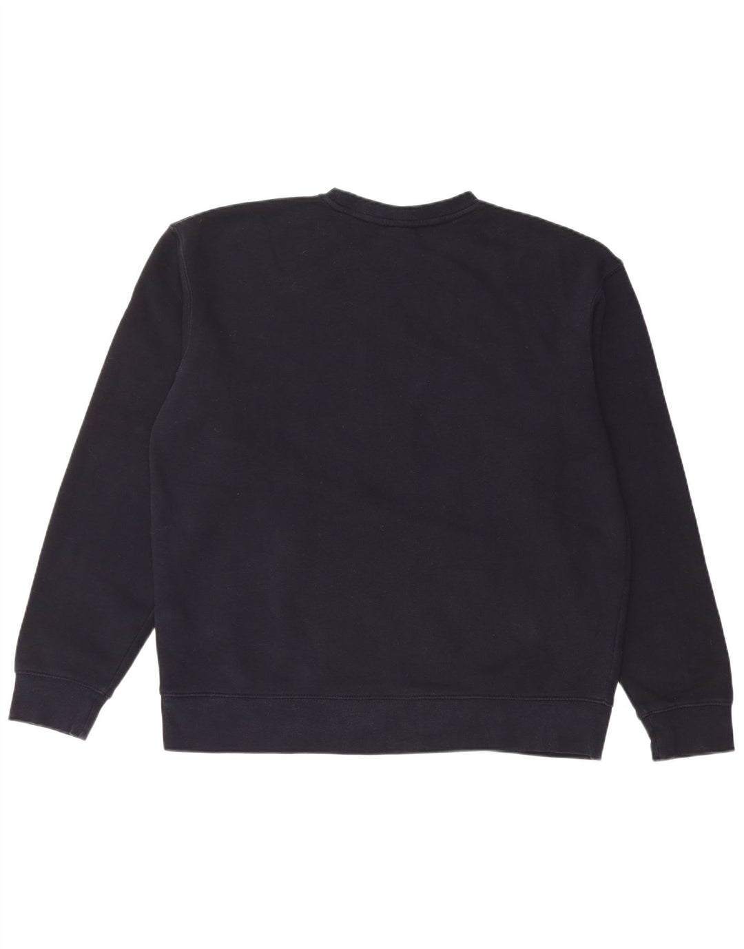 Zara Herre Grafisk Sweatshirt Jumper Large Marineblå Bomuld Nautical