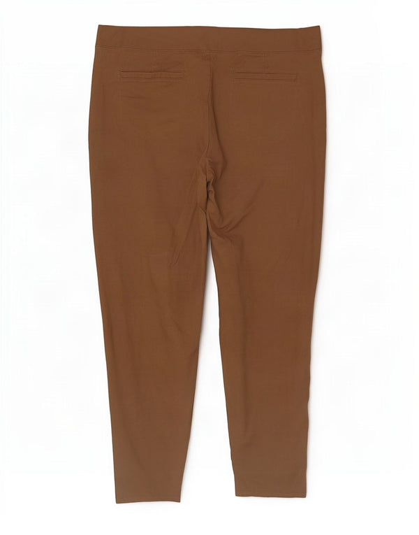 Lee Womens Crop Jegging Jeans UK 20 W42 L20 Brun Bomuld