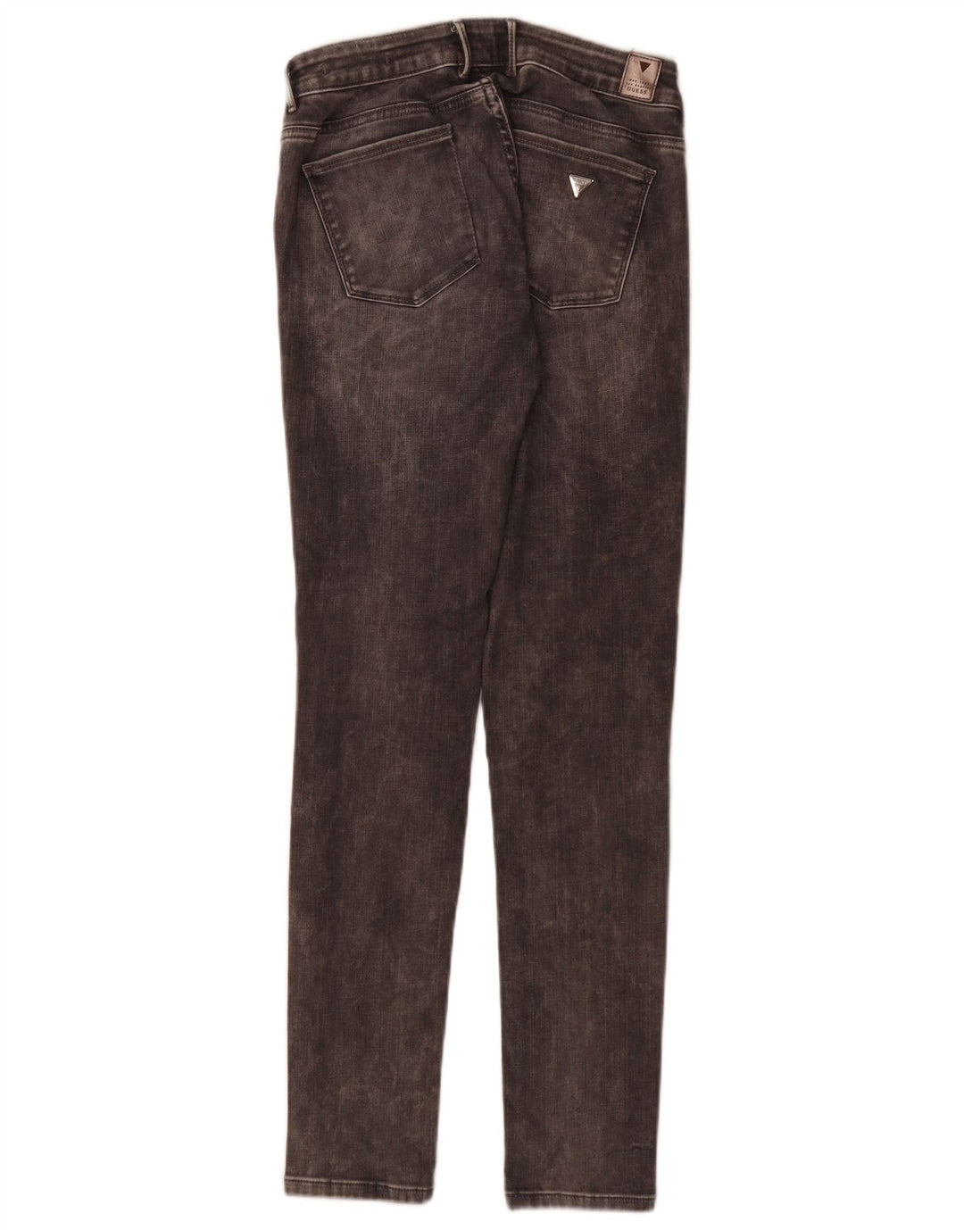 Guess Kvinders Distressed Skinny Jeans W27 L32 Grå Bomuld