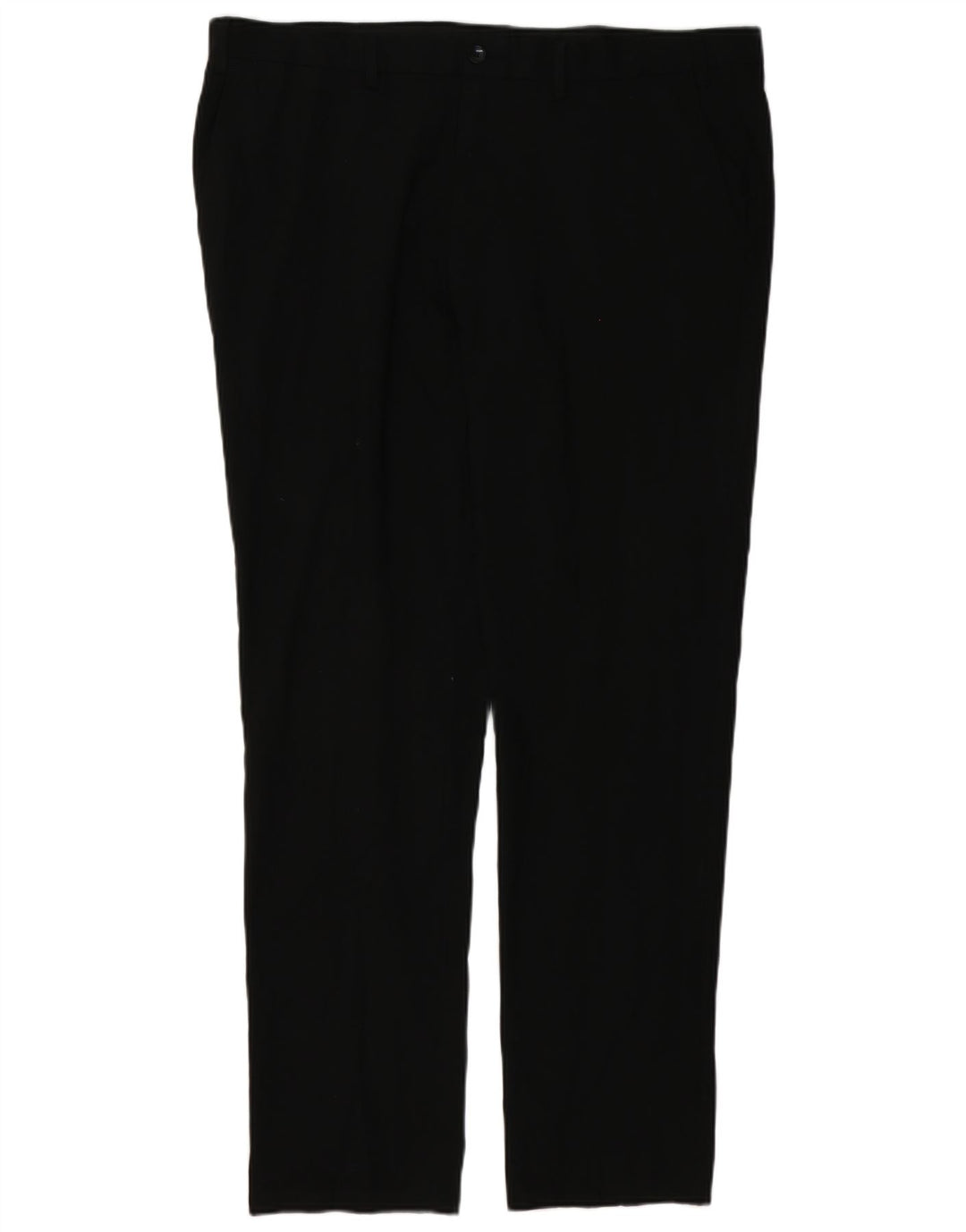 MARKS & SPENCER Slim Chino-bukser til mænd W40 L33 Sort polyester