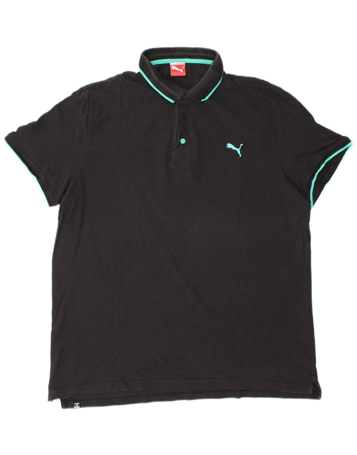 PUMA Polo shirt til mænd 2XL sort bomuld