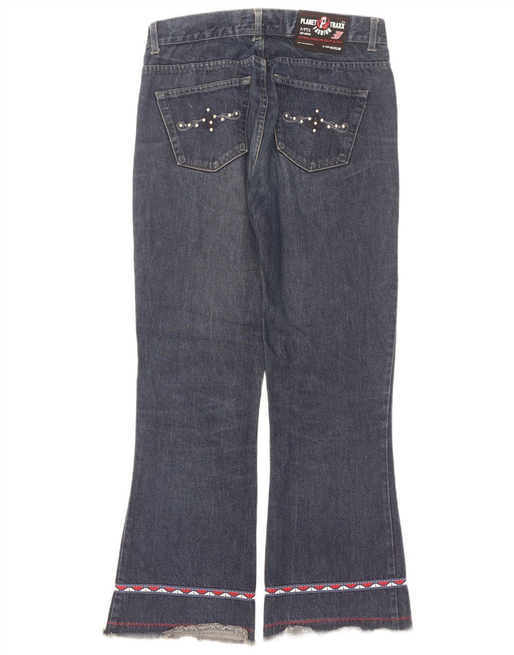 Planet Traxx Dame High Rise Bootcut Jeans W29 L32 Blå Bomuld