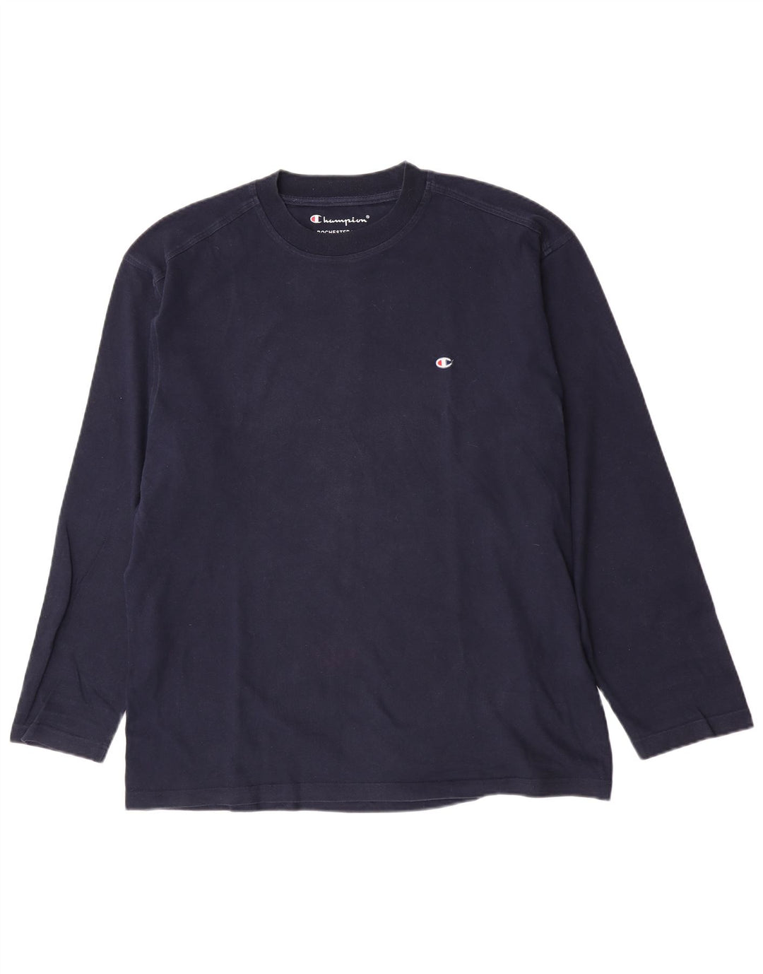 Champion herre top langærmet 2XL marineblå bomuld