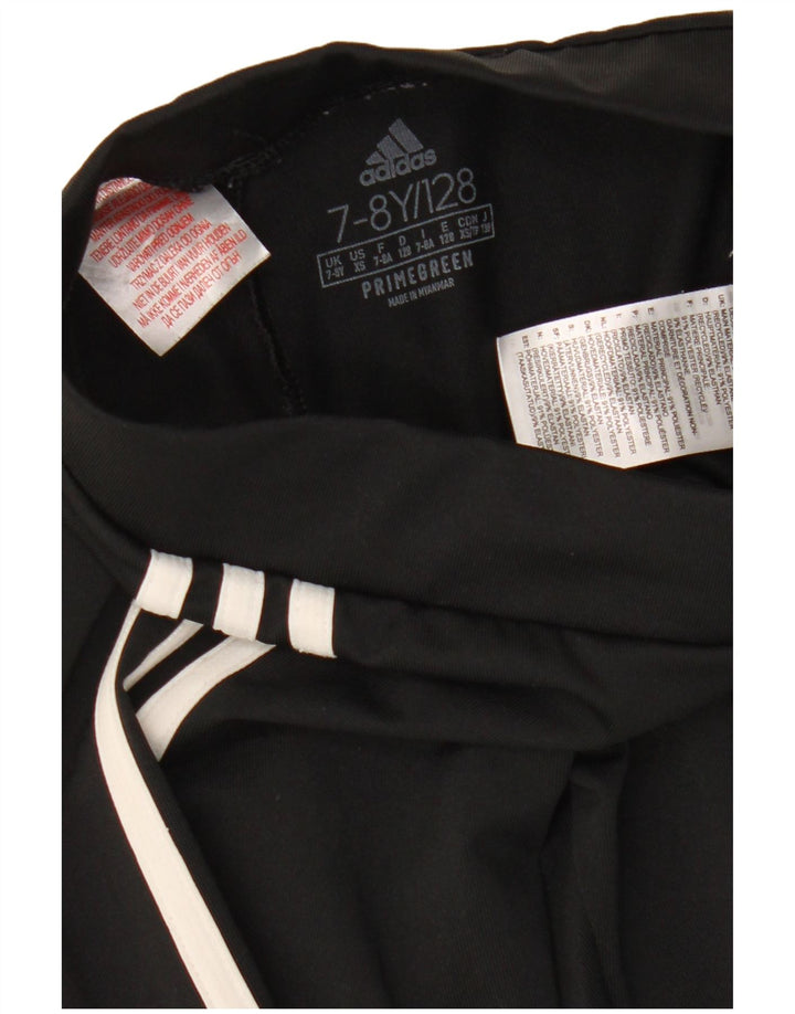 Adidas Girls Aeroready Leggings 7-8 år Sort polyester