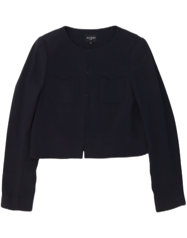 HOBBS Bolerojakke til kvinder UK 14 Medium Navy Blue Triacetat