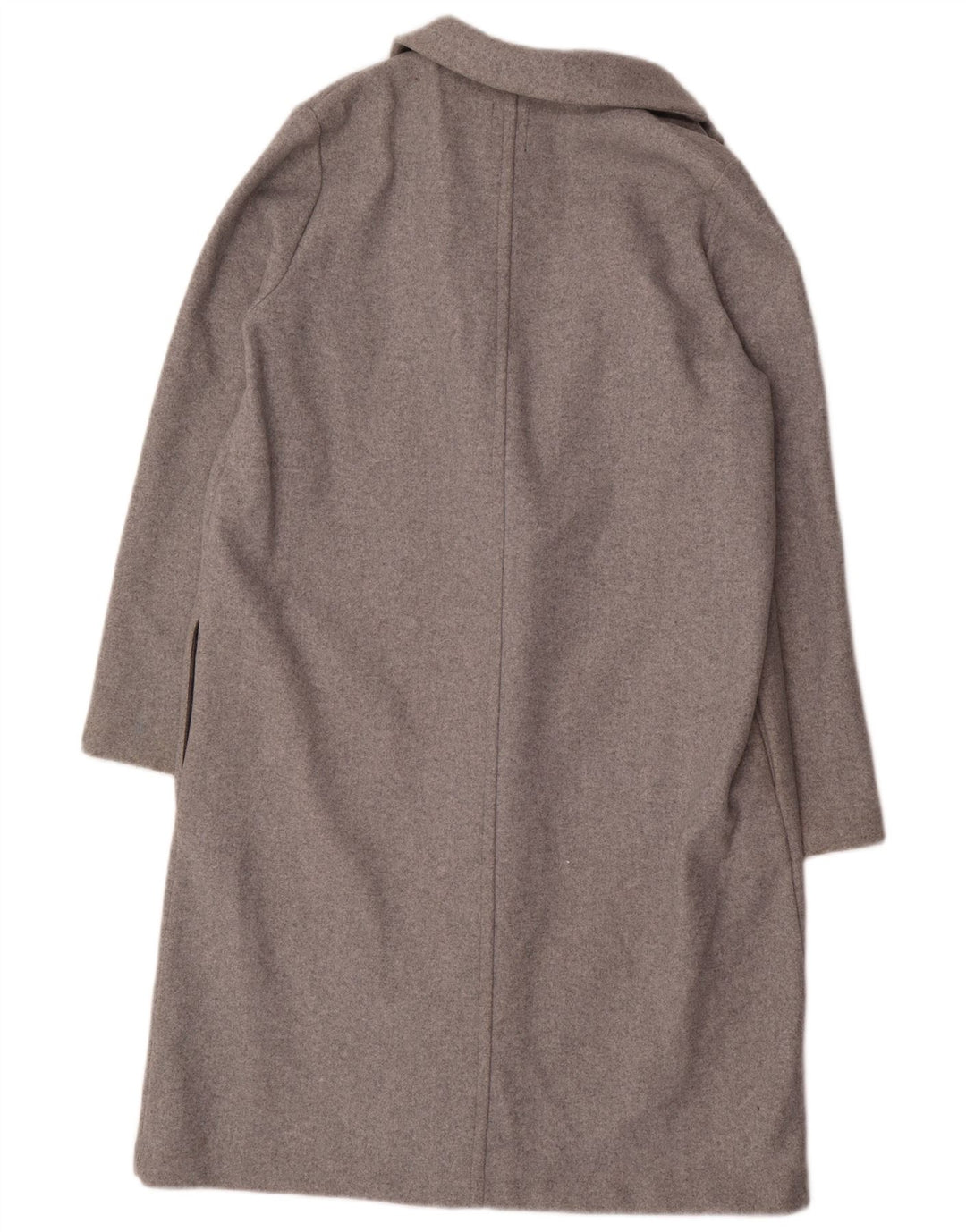 ZARA Åben overfrakke til kvinder UK 18 XL Grå polyester
