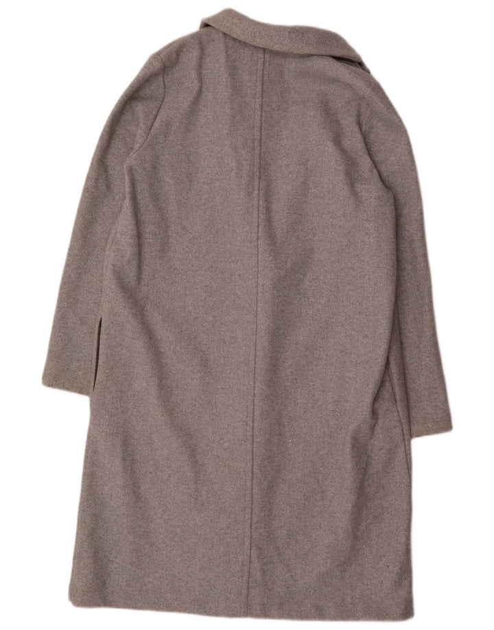 ZARA Åben overfrakke til kvinder UK 18 XL Grå polyester