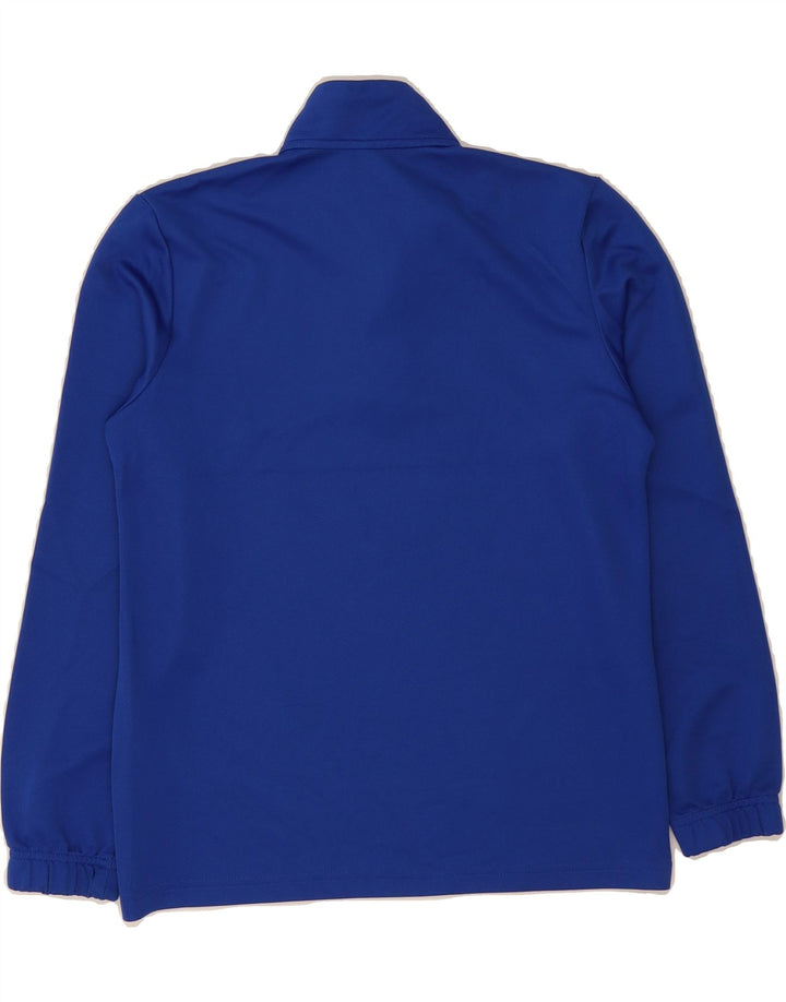 ADIDAS Boys Climalite Graphic Pullover Tracksuit Top 11-12 Years Blue Vintage Adidas and Second-Hand Adidas from Messina Hembry 