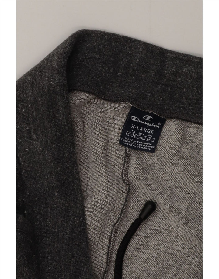 CHAMPION Grafisk træningsdragt bukser til kvinder, joggere UK 18 XL, grå flækket