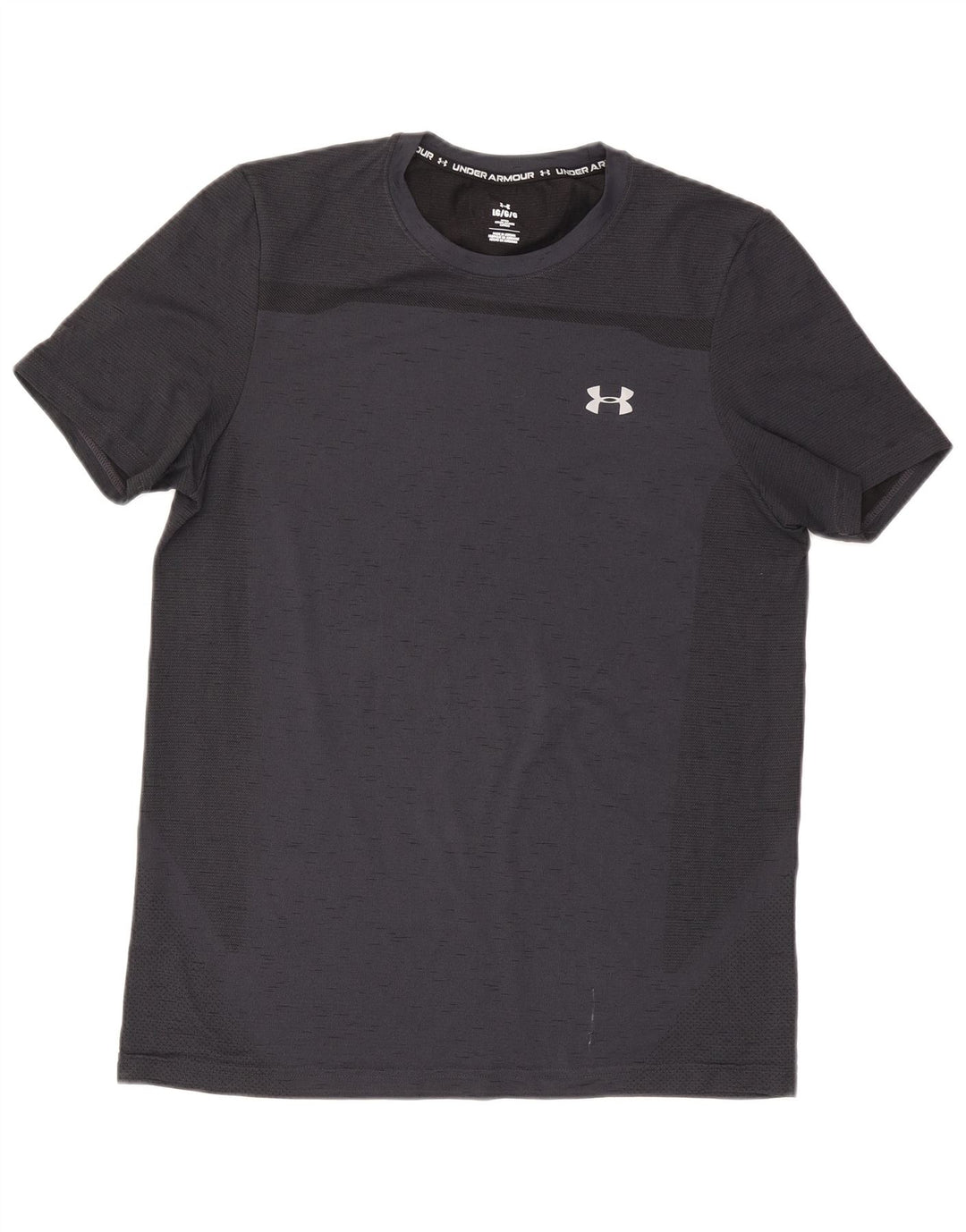 Under Armour Herre Fitted T-Shirt Top Stor Grå Flecked