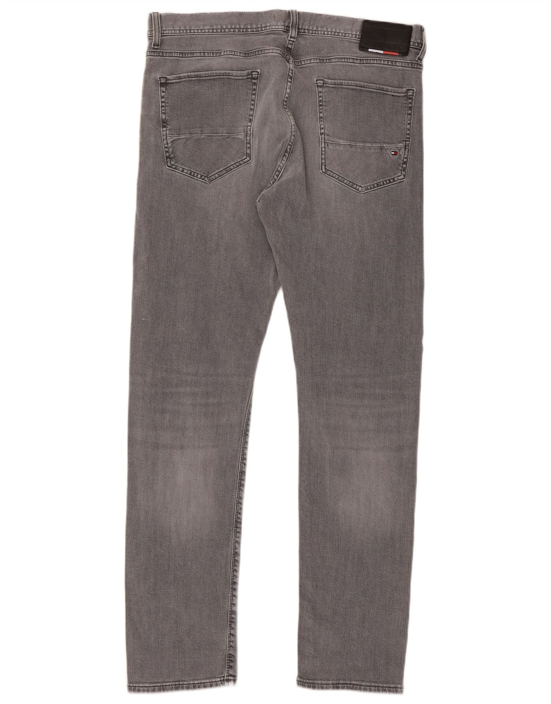 Tommy Hilfiger Herre Slim Jeans W36 L32 Grå Bomuld