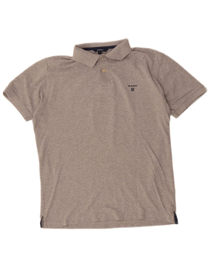 Gant herre poloshirt mellemgrå bomuld