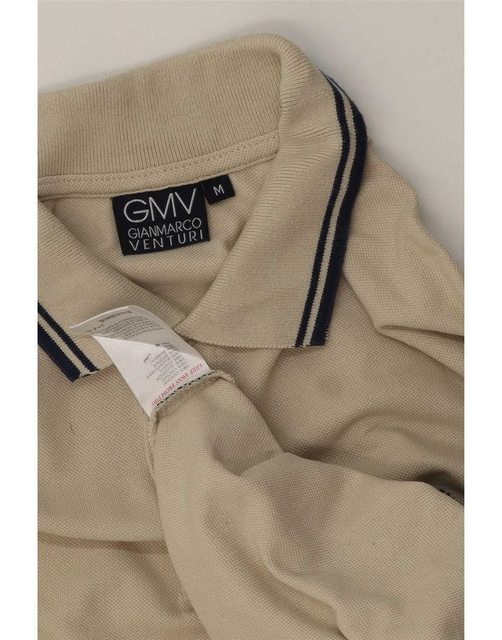 Gian Marco Venturi Herre Regular Fit Polo Shirt Medium Beige Bomuld