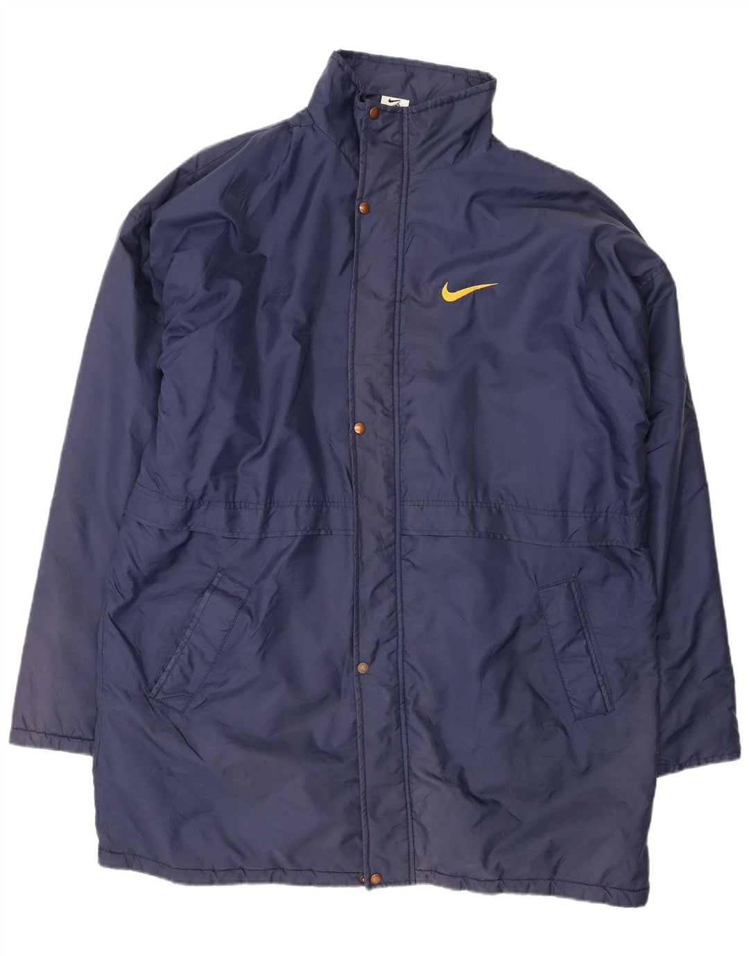 Nike Herre Graphic Windbreaker Coat UK 42 XL Navy Blue