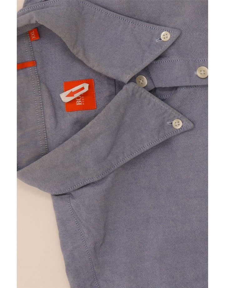 Hugo Boss Herreskjorte 2XL Blå Bomuld