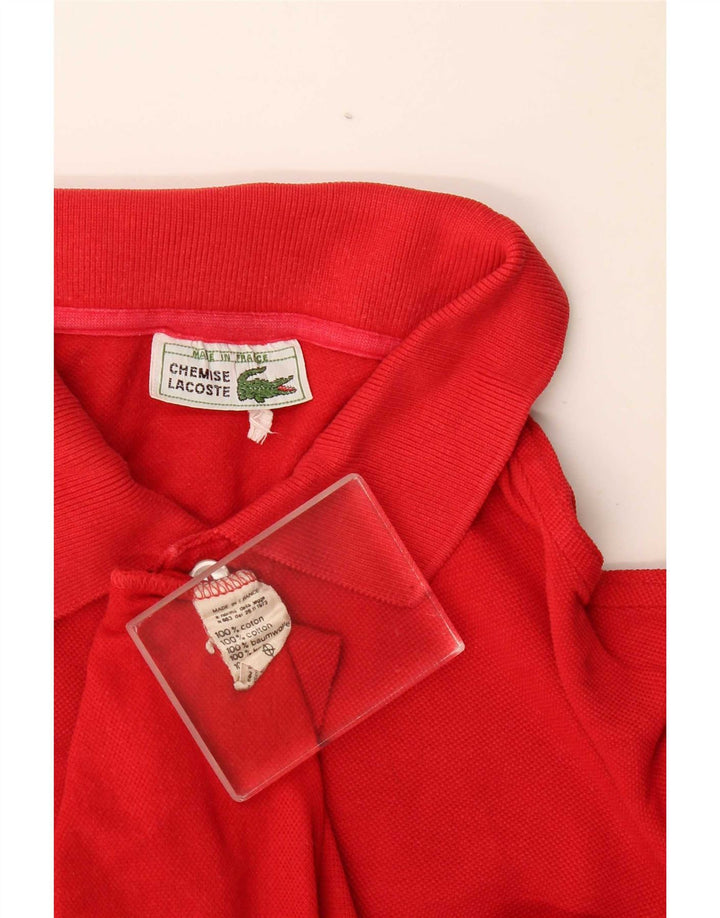 Lacoste herre poloskjorte str. 3 Lille rød bomuld