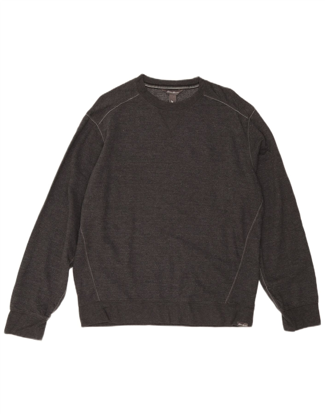 EDDIE BAUER Sweatshirt til mænd Stor Grå Bomuld