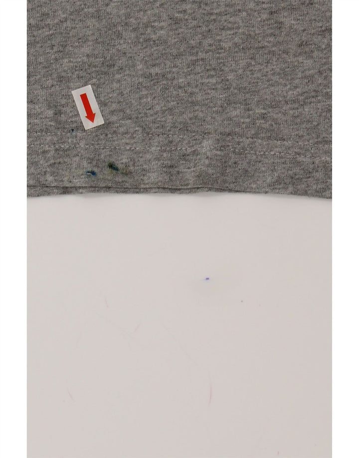 ADIDAS Mens Graphic T-Shirt Top Large Grey Cotton Vintage Adidas and Second-Hand Adidas from Messina Hembry 