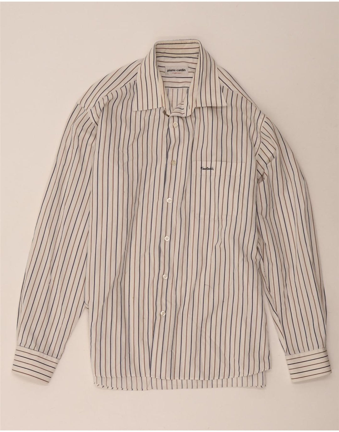 Pierre Cardin Herreskjorte str. 41 Medium Hvidstribet