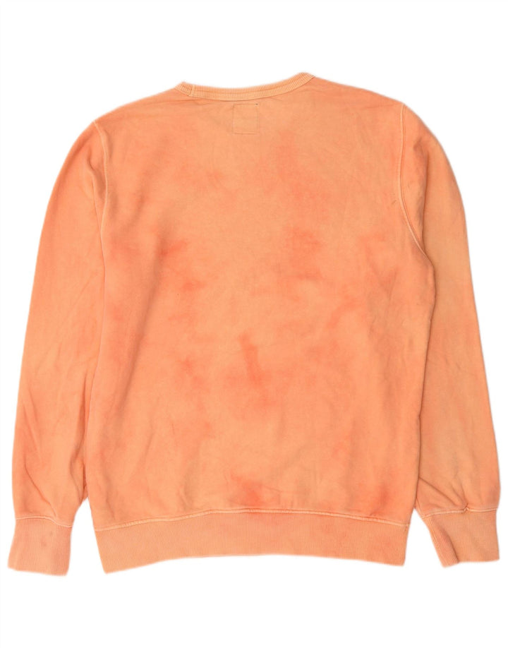Superdry Herre Sweatshirt Jumper XL Orange Tie Dye Bomuld