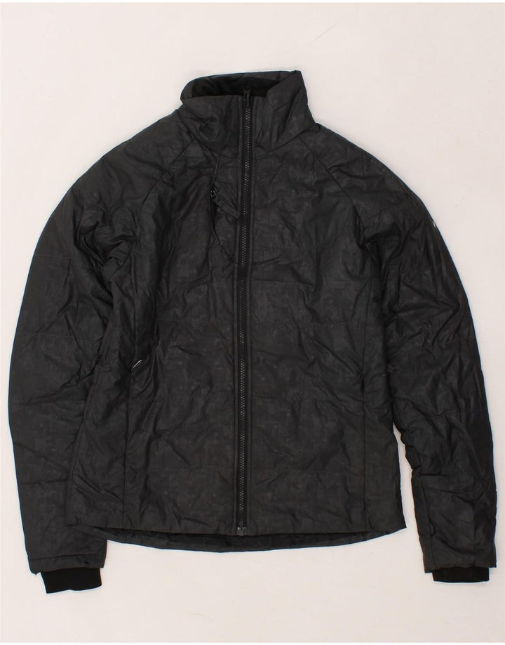 COLUMBIA Womens Windbreaker Jacket UK 10 Small Grey Polyester Vintage Columbia and Second-Hand Columbia from Messina Hembry 