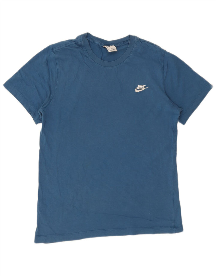 Nike T-shirt top til mænd, lille blå bomuld