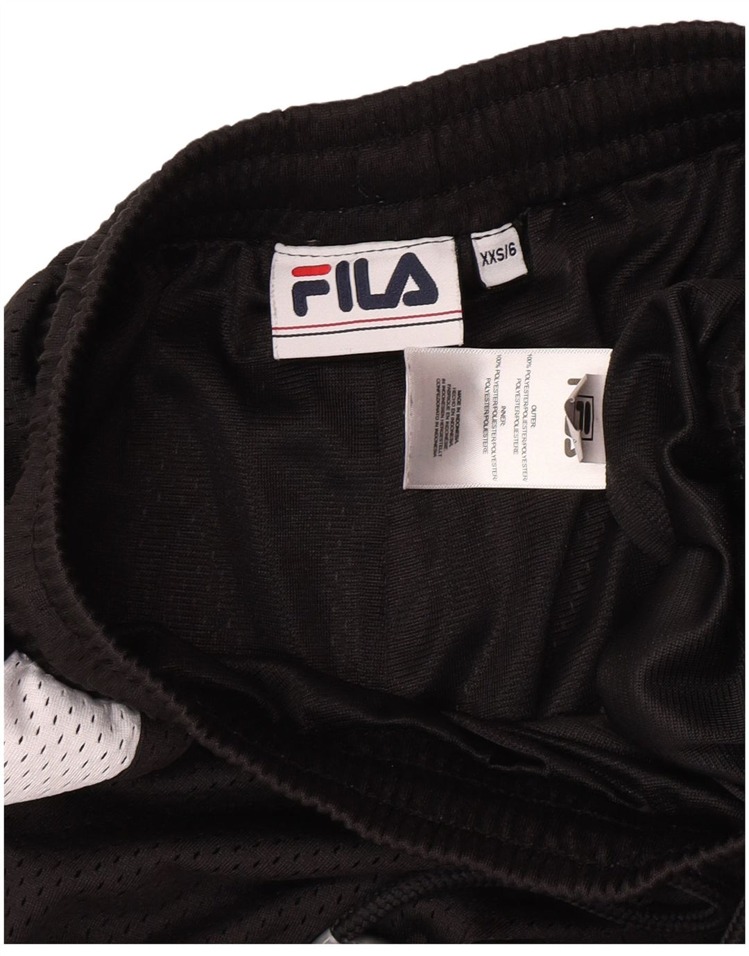 Fila sportsshorts til kvinder UK 2 2XS sort polyester