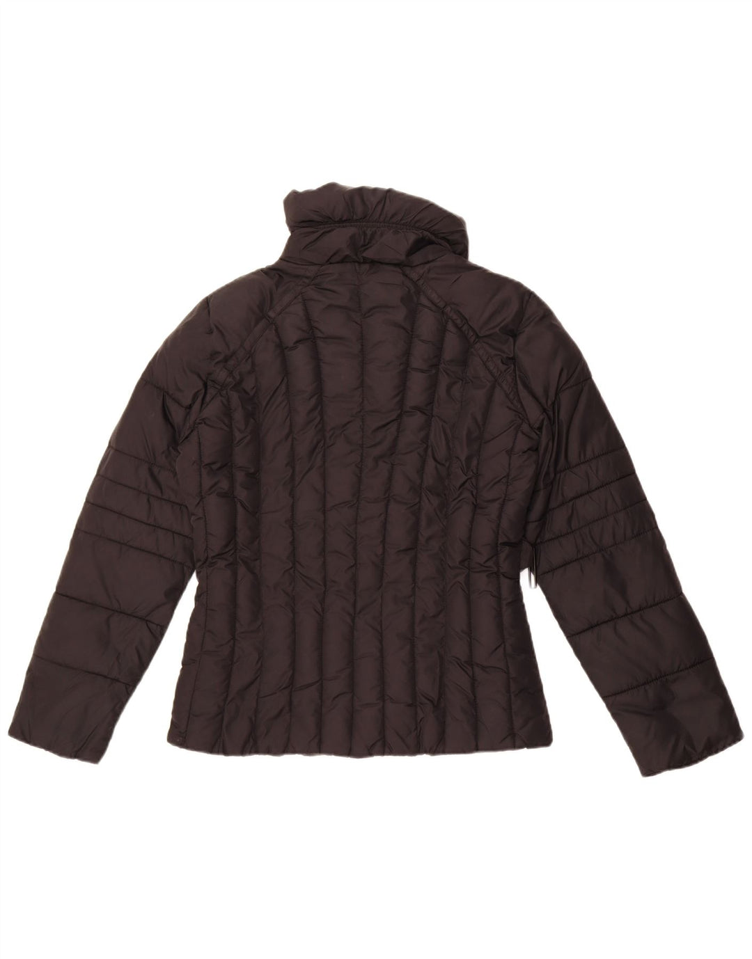 Zara Dame Polstret Jakke UK 14 Medium Sort Polyester