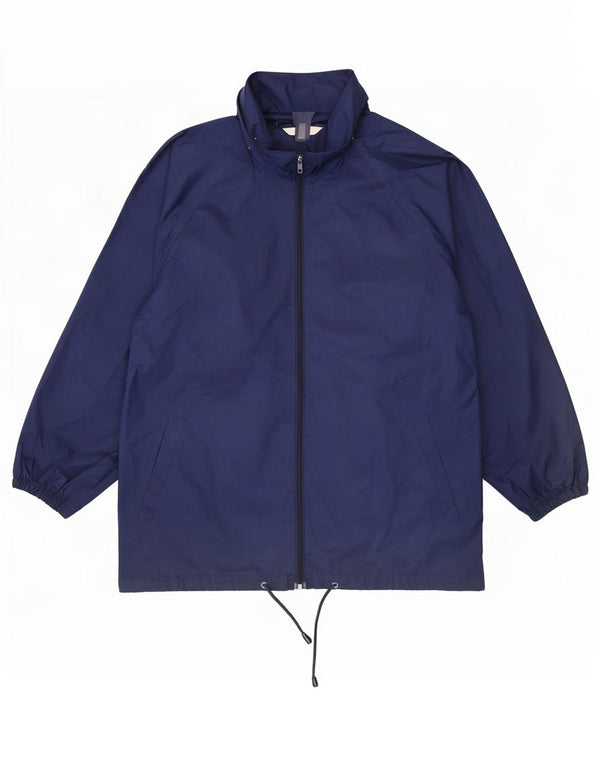 St. Bernard Dame Hætte Oversized regnjakke UK 10 Small Navy Blue PVC