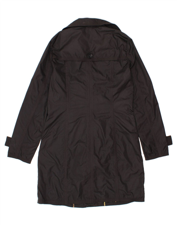 EDDIE BAUER Womens Tall Double Breasted Trench Coat UK 14 Medium Black Vintage Eddie Bauer and Second-Hand Eddie Bauer from Messina Hembry 