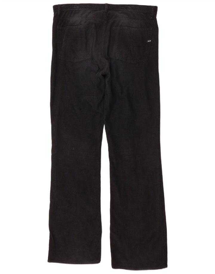 Gas Herre Bootcut Corduroy Bukser W36 L34 Sort