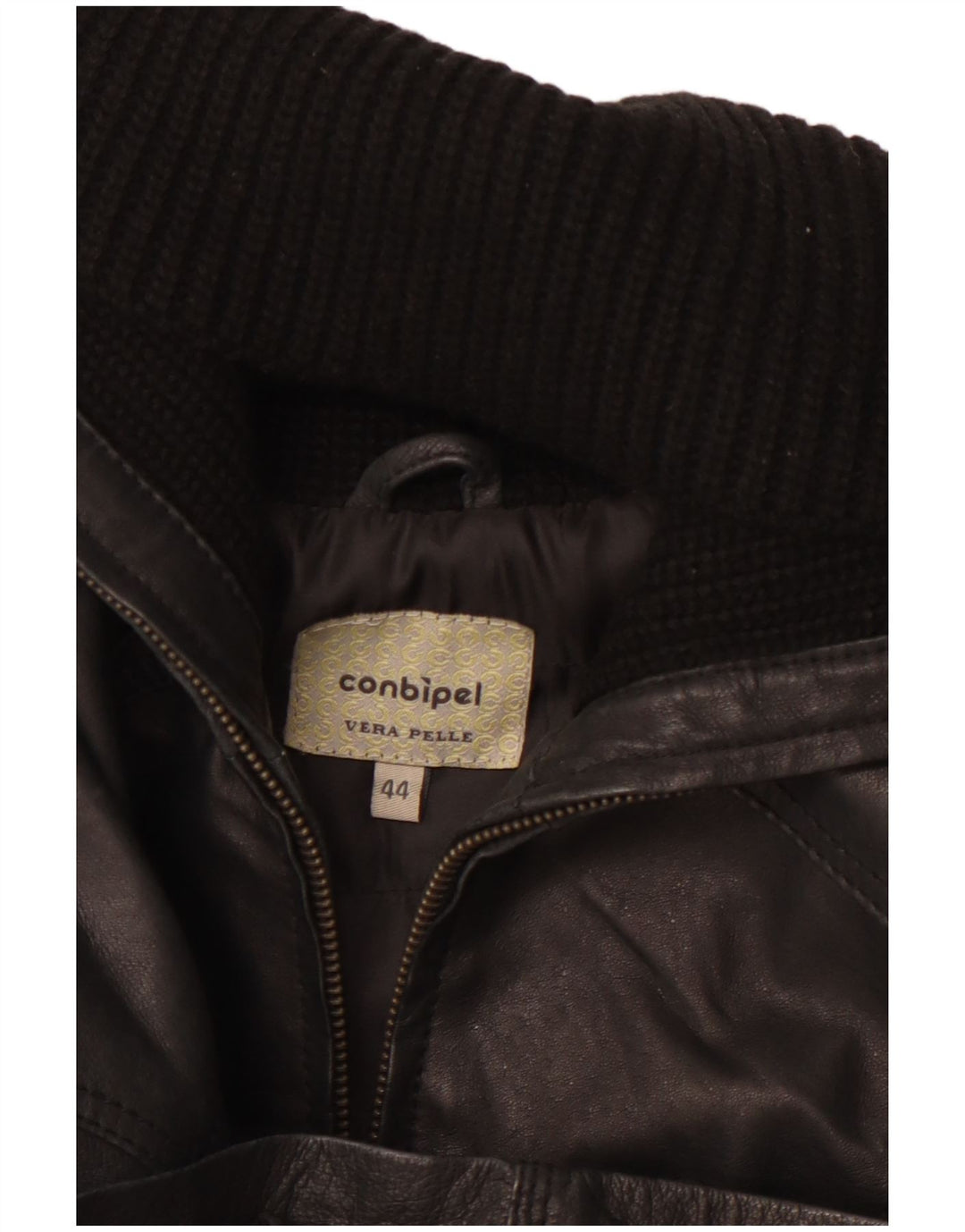 CONBIPEL Læderfrakke til kvinder IT 44 Medium Sort Læder