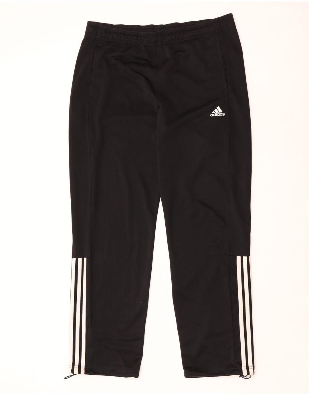 Adidas Træningsdragtsbukser til mænd UK 42/44 Large Black Polyester