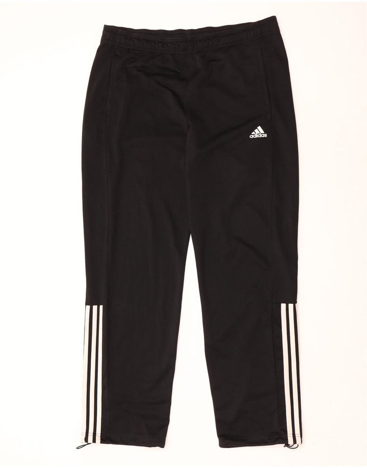 Adidas Træningsdragtsbukser til mænd UK 42/44 Large Black Polyester