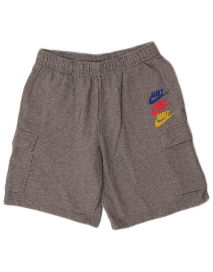 Nike Sportsshorts til mænd, små grå bomuld