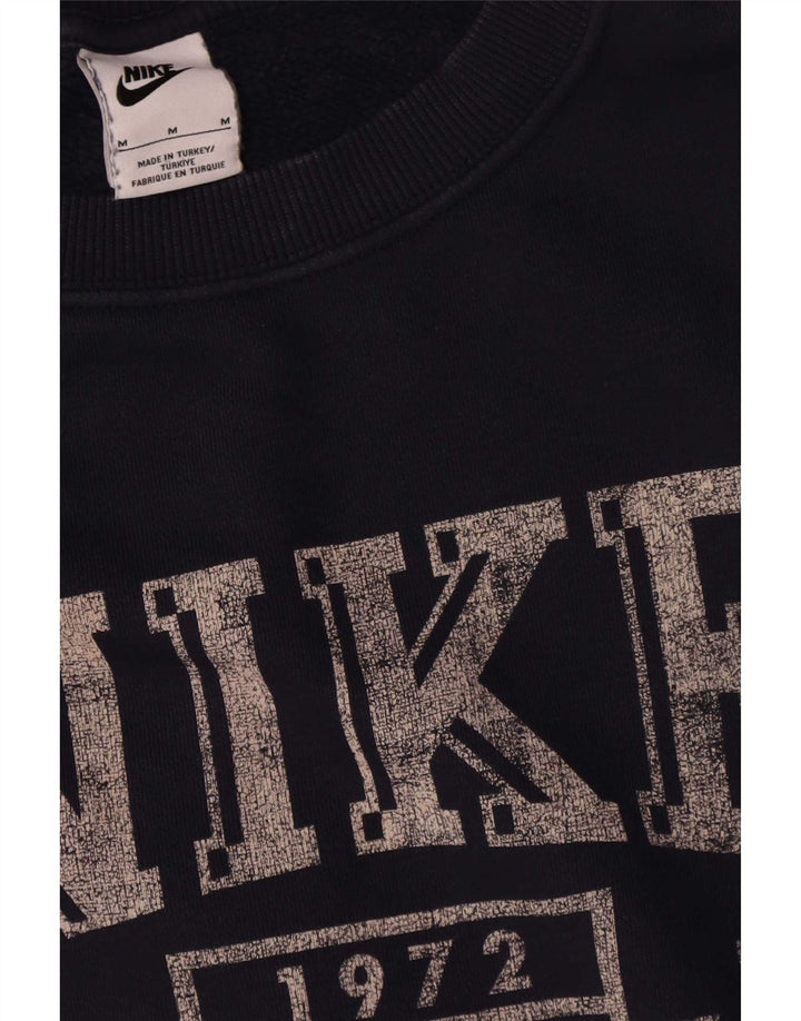 Nike Herre Oregon Graphic Loose Fit Sweatshirt Jumper Medium Marineblå