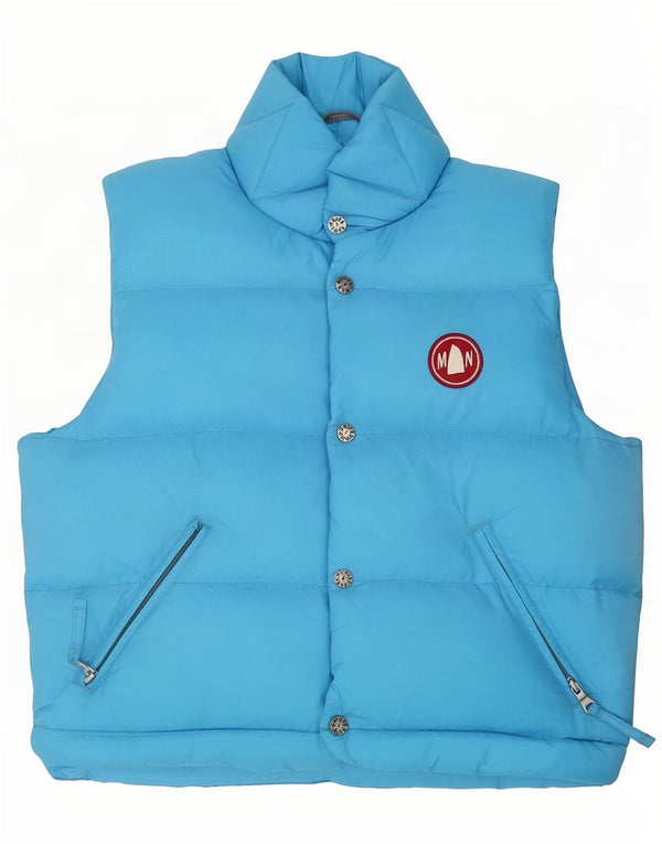 Murphy & Nye Herre Loose Fit Polstret Gilet UK 36 Small Blue Polyamide
