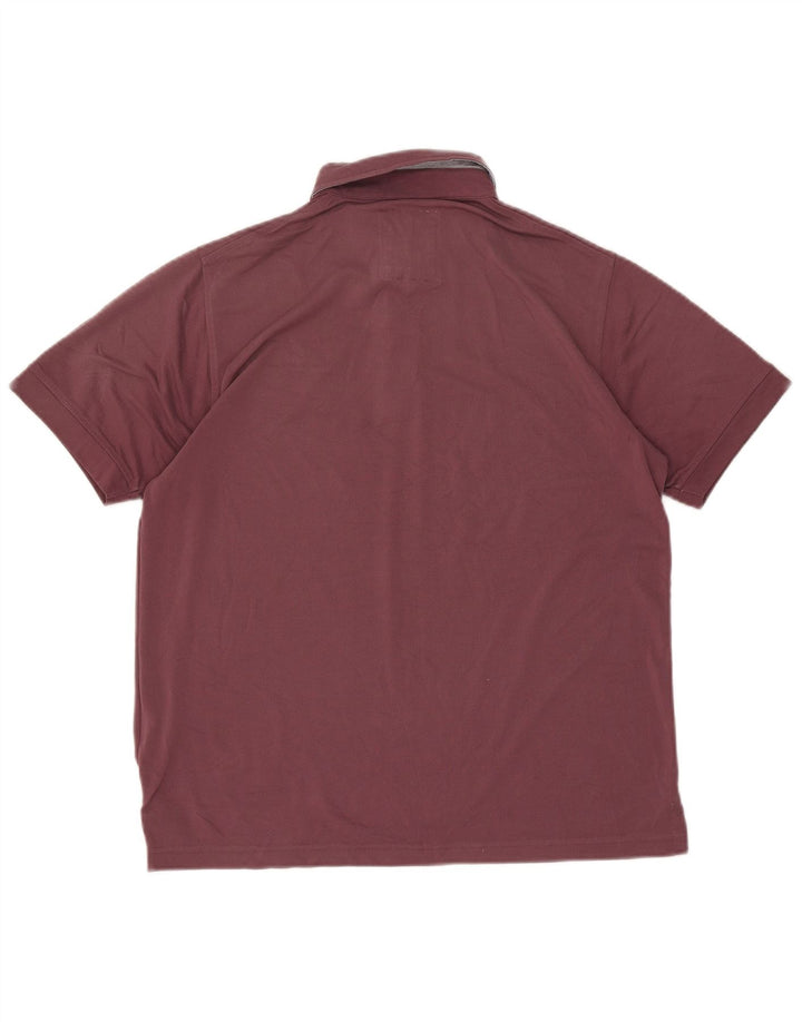Rohan Poloskjorte til mænd Stor Burgundy Polyester
