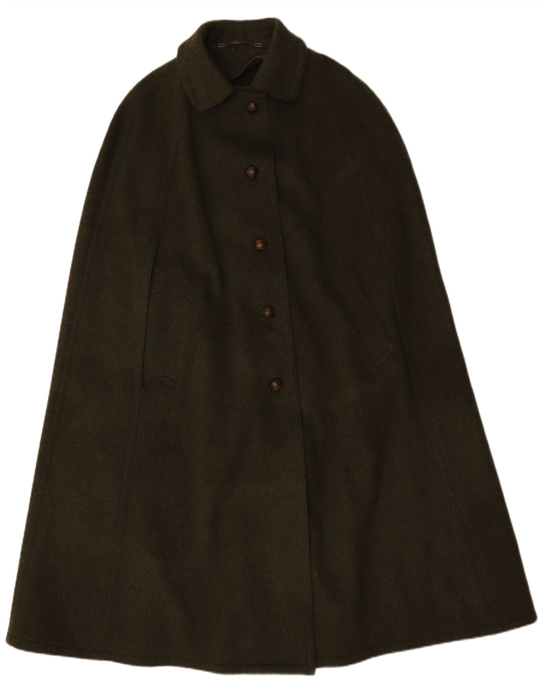 Vintage Cape Coat til kvinder One Size Khaki