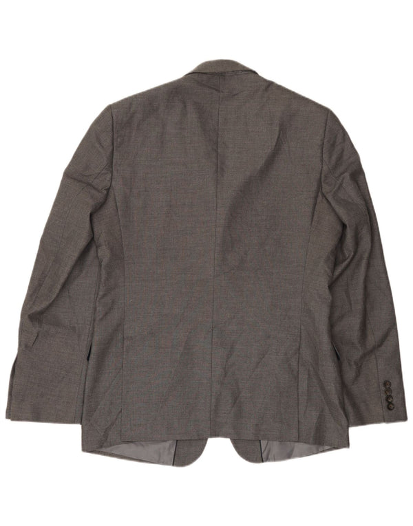 Marks & Spencer Herre 2-knaps blazerjakke UK 40 Medium Grey Polyester