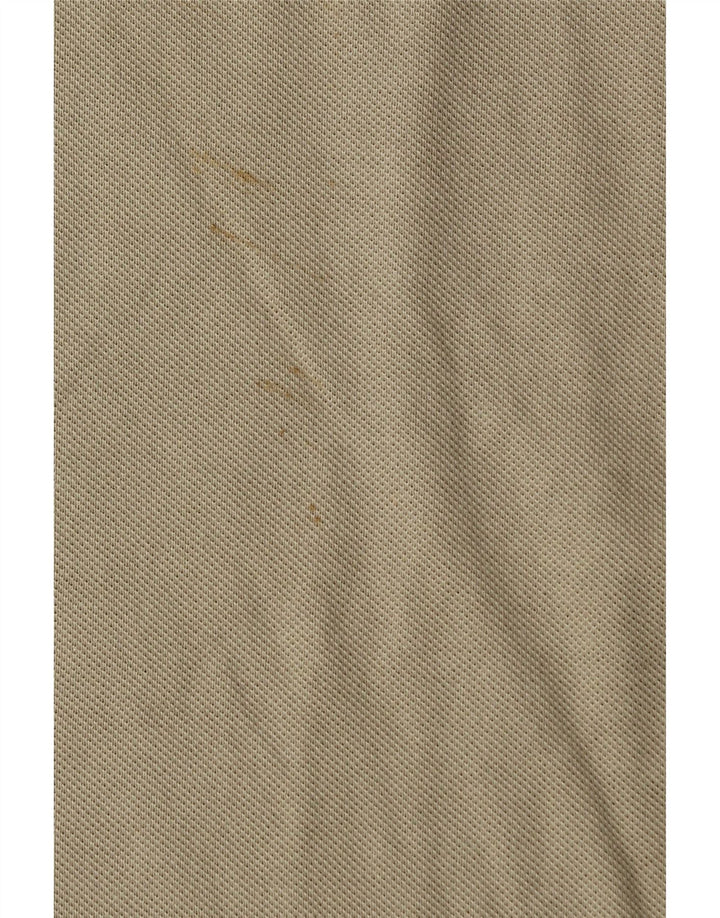 Lacoste Polo Shirt til mænd Str. 7 2XL Beige Bomuld